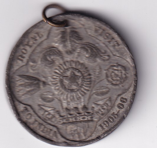 1905 1906 rare India UK GB 38mm Medal Princess Visit prince wales Britishmonarch #K-91