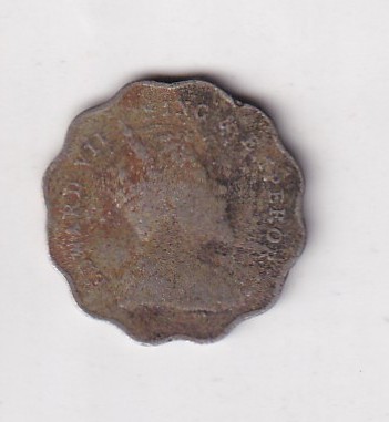 British-India One Anna 1910 Rare Coin#K-109