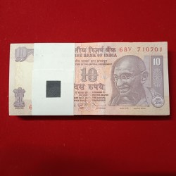 Ten Rs Rare Old Full Bundle Governor D.Subbarao Gem Unc Condition 2011 Year Reserve Bank of India 710701