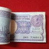 One Rs Small Coin Rare Old Issue Full Bundle Finance Minister S.Venketraman 1988 Year Government of India 734901 - Image 3