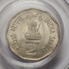 Republic India 2 Rs Subhas Chandra Bose 1996 Kolkata Mint RARE BUNC - Image 2