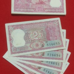 B -9 L. K. JHA BACK SIDE GANDHI JI RELEASED DATE 2 OCTOBER 1969 EACH NOTE PRICE