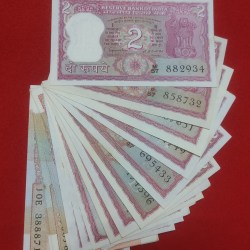 2 RUPEE SIGNATURE SET B-11 TO B-36 EACH SET PRICE