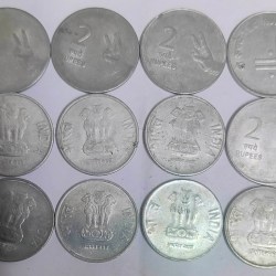 Alternative view of 12 Coins Set of Two Rupees 2006-2017 Republic India Coinage