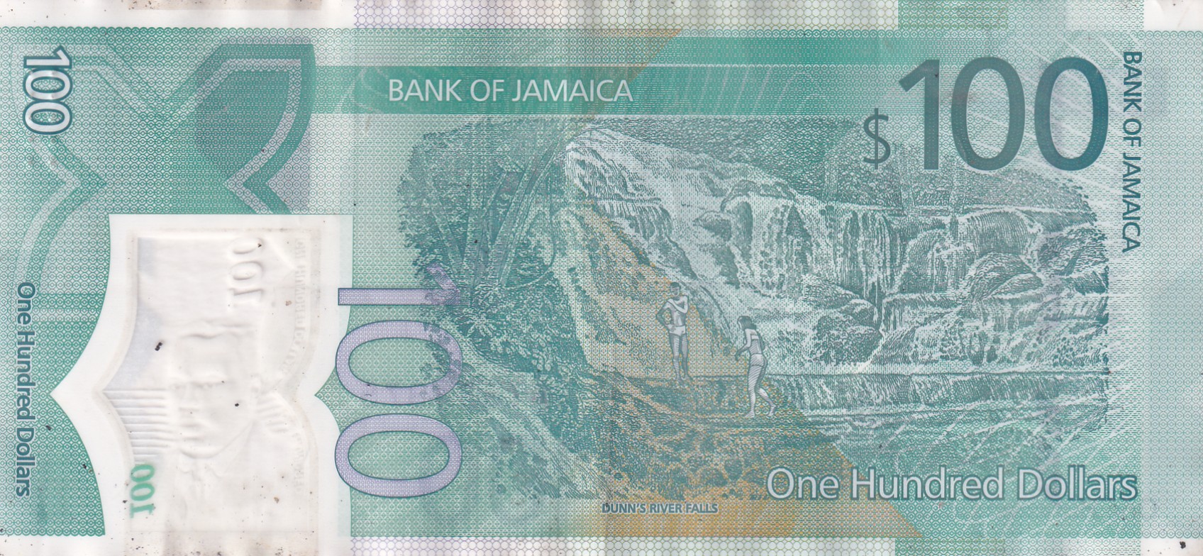 Jamaica 100 Dollars Independence Rare Polymer Note #B2