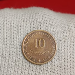 10 Centavos coin from Portuguese India Year 1959 ESTADO DA INDIA