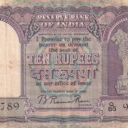 10 Rupees Fafda Governor B.Rama Rao Rare Note
