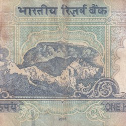 Alternative view of 000001 LOWER FANCY NUMBER 100 RUPEES GOVERNOR RAGHURAM RAJAN RARE NOTE