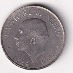 India 1 Rupee (1889-1964) Jawaharlal Nehru Rare Commemorative Coin#k-129