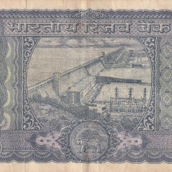 Alternative view of 100 RUPEES WHITE PATTI OLD ISSUE GOVERNOR S.JAGANNATHAN RARE NOTE
