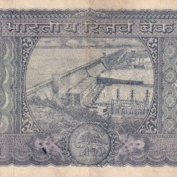 Alternative view of 100 RUPEES WHITE PATTI OLD ISSUE GOVERNOR S.JAGANNATHAN RARE NOTE