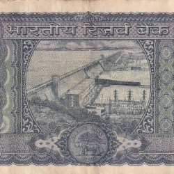 Alternative view of 100 RUPEES WHITE PATTI OLD ISSUE GOVERNOR S.JAGANNATHAN RARE NOTE