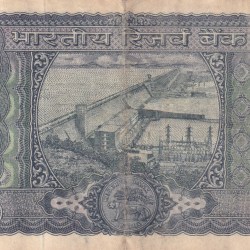 Alternative view of 100 RUPEES WHITE PATTI OLD ISSUE GOVERNOR S.JAGANNATHAN RARE NOTE