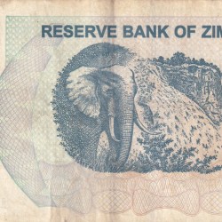 Alternative view of ZIMBABWE 250 000 000 DOLLARS RARE NOTE WITH FANCY NUMBER ENDING 786
