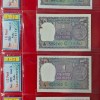 RARE 1 RUPEE SIGNATURE SET A-9 TO A-65 WITH ENDING LAST THREE DIGIT SAME 760 VERY VERY RARE SIGNATURE SET UNC CONDITION NOTES MISSING A-10 ,A-14 WITH ALBUM - Image 4