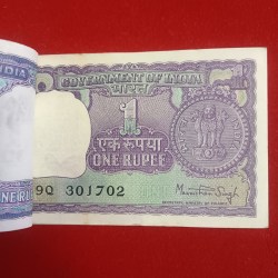 Alternative view of One Rs Rare Big Coin Full Bundle Holy Number 786 Finance Minister Manmohan Singh 1980 Year Goverment Of India 301701