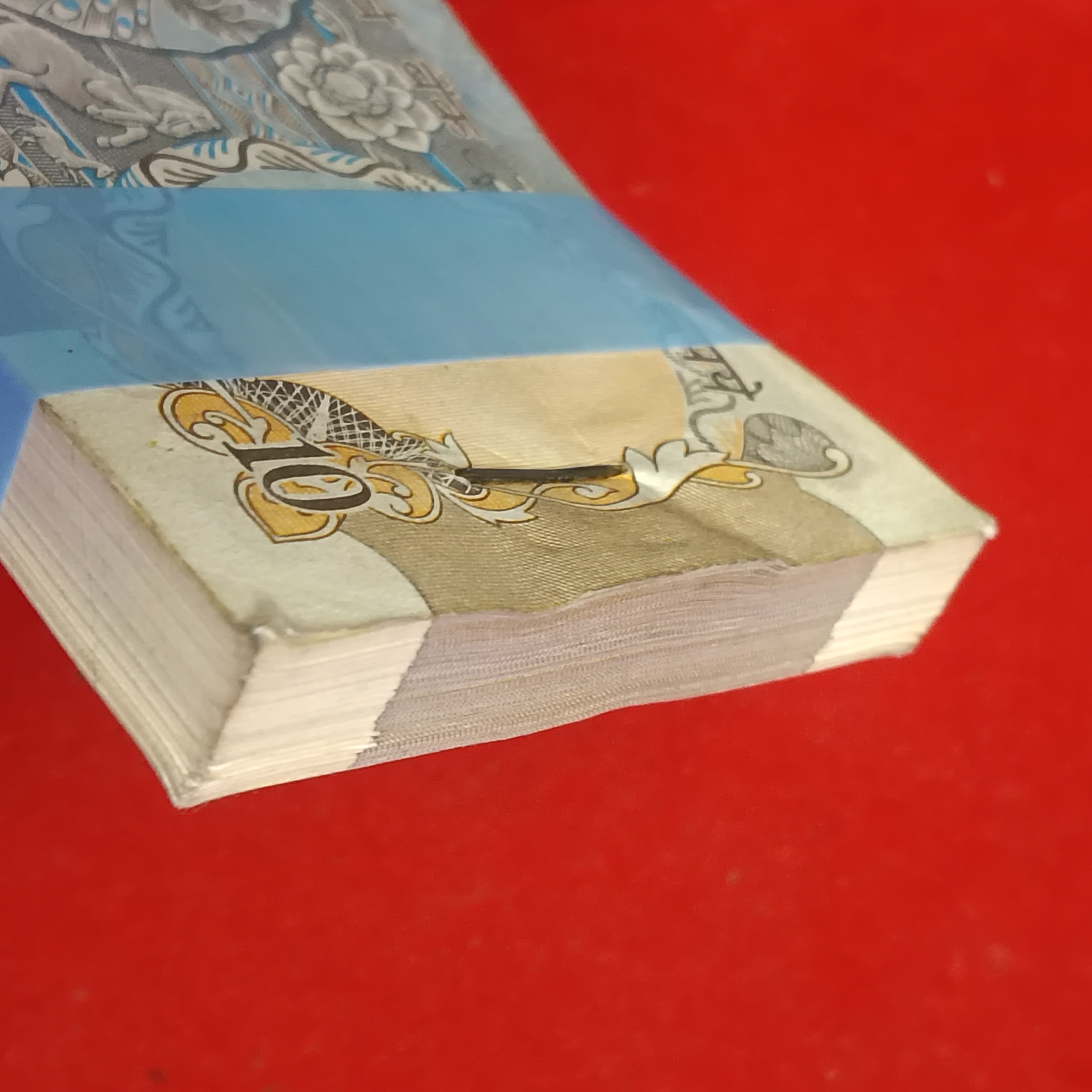 Ten Rs EX Rare Peacock Full Bundle Governor IG Patel Fancy Number Ending 786 Unc Condition Reserve Bank of India 231701