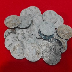2 RUPEE 1994 MIX YEAR 28 PCS COPPER NICKLE COIN