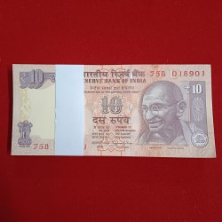 Ten Rs Old Full Bundle Governor Raghuram Rajan 2015 Year Unc Condition 018901