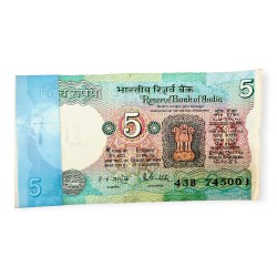 Rs 5 India Banknote Serial Bundle Tractor Top Quality Unc Unique and Rare By R N Malhotra