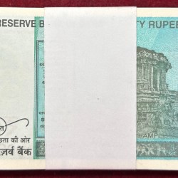 Alternative view of 50 RUPEES GOVEROR SHAKTIKANT DAS RARE GEM UNC SERIAL PACKET WITH FANCY NUMBER 999999 & 1000000