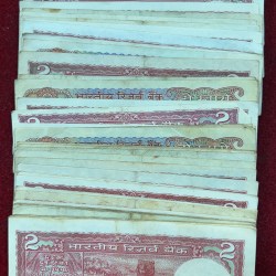 Alternative view of 2 Rupees MIX Governor (73 PCS) LOTT #*136