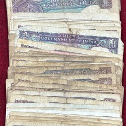 Alternative view of One Rupees Mix Governor (100 Note) Lott # *145