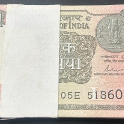 1 Rupees 2017 Governor Shaktikant DAS Rare (99 Note) Serial Packet
