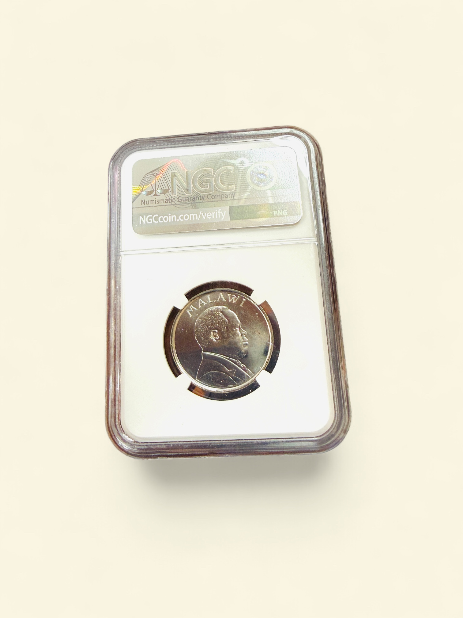 Malawi Country 1996 Year 20 Tambala Malawi NGC Graded Unique and Rare - Image 2