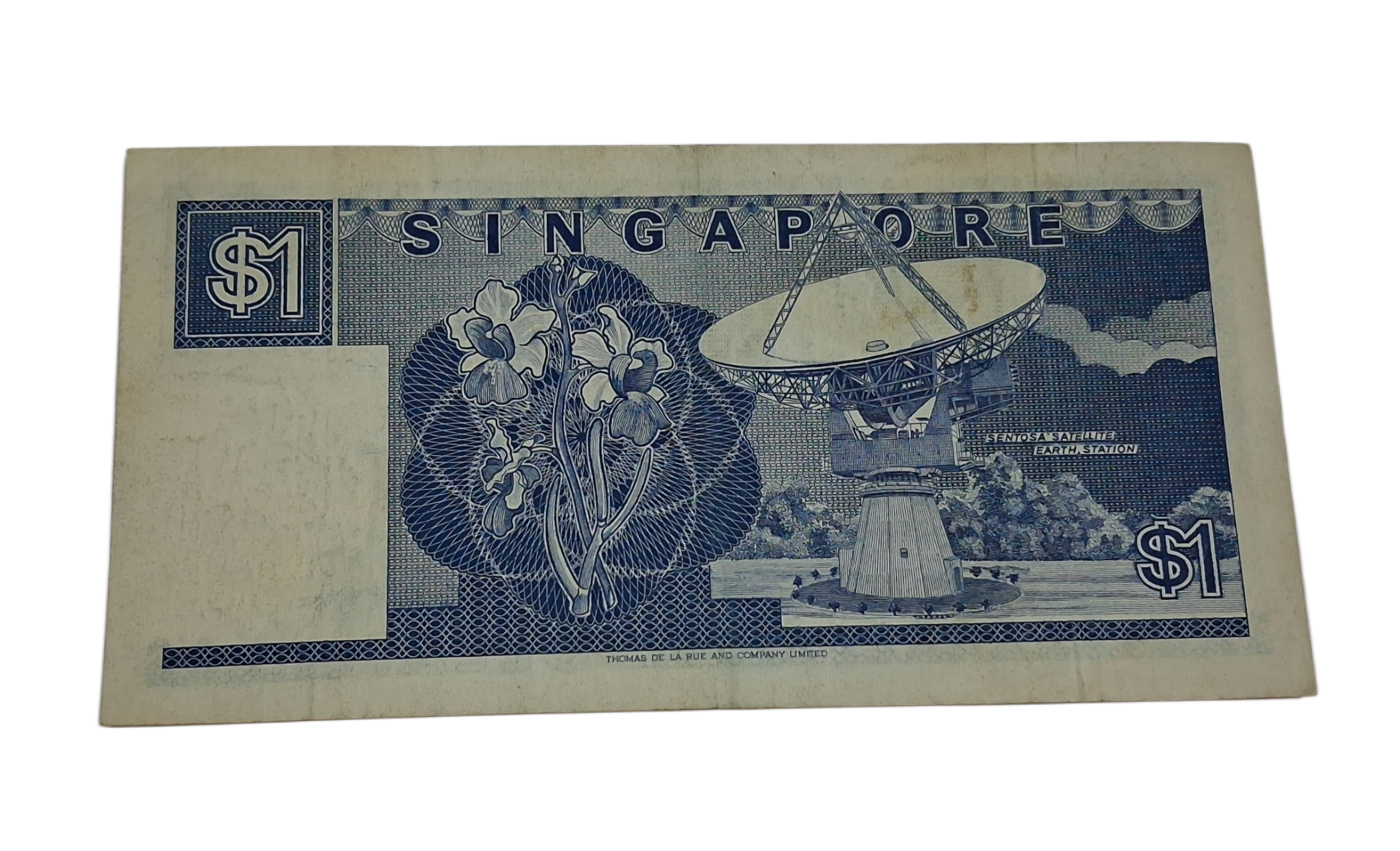 Singapore 1 Dollar Issued by Commissioners of Currency Ship 🚢 Series **Scare** High Collectable Grade.