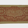 Japan 10 Rupees [Burma Occupied] Featuring Ananda Temple **Scare** Bank Note in High Collectable AUNC Grade. - Image 2