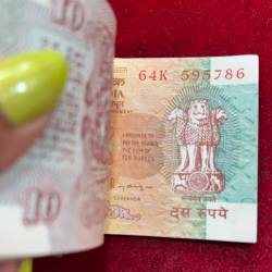 Alternative view of 10 RUPEES SHALIMAR RUPEES GOVERNOR C.RANGARAJAN RARE GEM UNC SERIAL PACKET WITH FANCY NUMBER ENDING 786