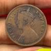 Indian Local and Princely states › Bikanir, ¼ Anna 1895 - Victoria Rare Coin #C-52 - Image 2
