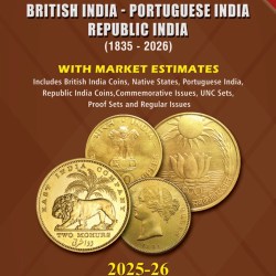INDIAN COINAGE BRITISH INDIA - PORTUGUESE INDIA REPUBLIC INDIA BOOK 2025-2026 SAINATH REDDAPPA
