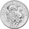 The royal Mint2024 Royal Tudor Beasts 05 Seymour Unicorn Pound 5 BU Unique and Rare - Image 2