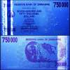 Zimbabwe 750000 Dollar Top Quality Gem Unc Ultra Rare High Denomination Currency Unique and Rare - Image 2