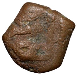 Alternative view of Copper 1/6 Falus of Ali Adil Shah I(AD 1558-80) of Bijapur Sultanate BJ6 Rare