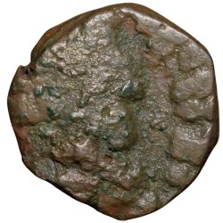 Copper Drachma of Indo-Parthian, Gondophares ( AD 20-50) Profile Bust Type