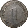Old Bronze 1 Pfennig of Germany (AD 1950) with Oak Sapling - Image 2