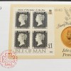 1 Crown 1840-1990 Penny Isle Of Man Post Office Official Stamp & Coin Cover UK - Image 3