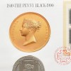 1 Crown 1840-1990 Penny Isle Of Man Post Office Official Stamp & Coin Cover UK - Image 4
