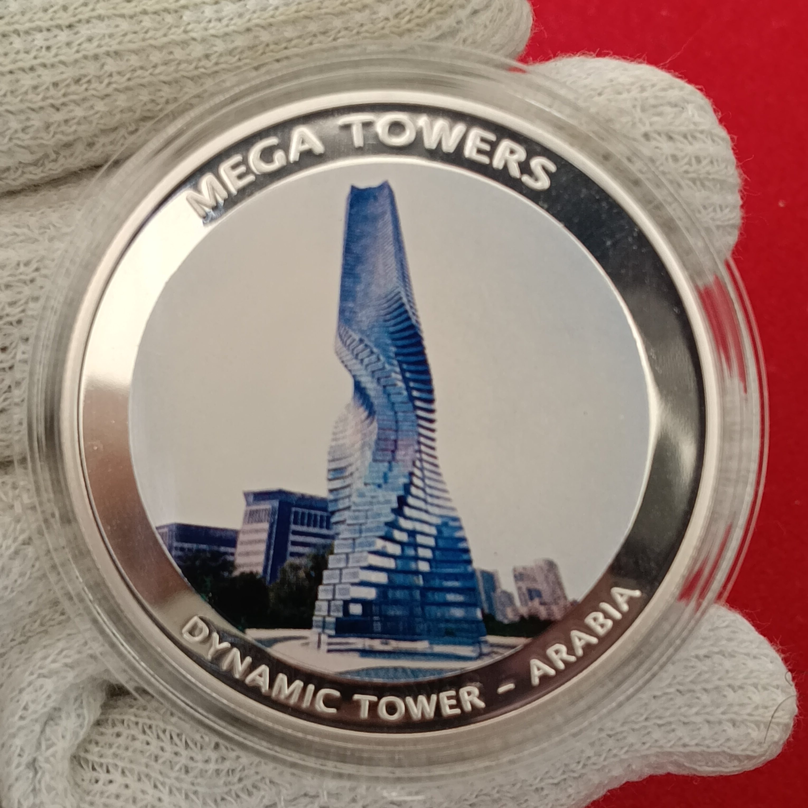 Mozambique Medal 2010 - Mega Towers Dynamic Tower, Arabia Rare Reproduction Coin