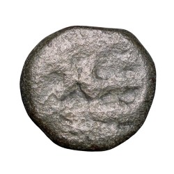 Copper 1/4 Dam of Akbar(AD 1556-1605) Hastam Hissa? Type ilahi Di 4X Rare