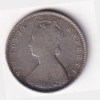 India - British ½ Rupee 1892 - Victoria Rare Silver Coin - Image 2