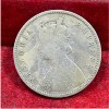 India - British ½ Rupee 1893 - Victoria Rare Silver Coin - Image 2