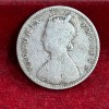 India - British ½ Rupee 1888 - Victoria Rare Silver Coin - Image 2