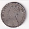India - British ½ Rupee 1889 - Victoria Rare Silver Coin - Image 2