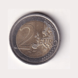 Alternative view of Austria 2 Euros 2nd map 2020 Rare Bimetallic Coin#C-133
