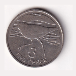 Alternative view of United Kingdom 5 Pence -1984 Elizabeth II Rare Coin#C-143