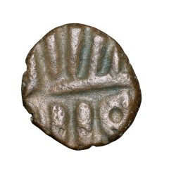 Alternative view of Copper 1/2 Falus of Bahaman Shah(AD1347-59) of Bahamani Sultanate BH21 Scarce